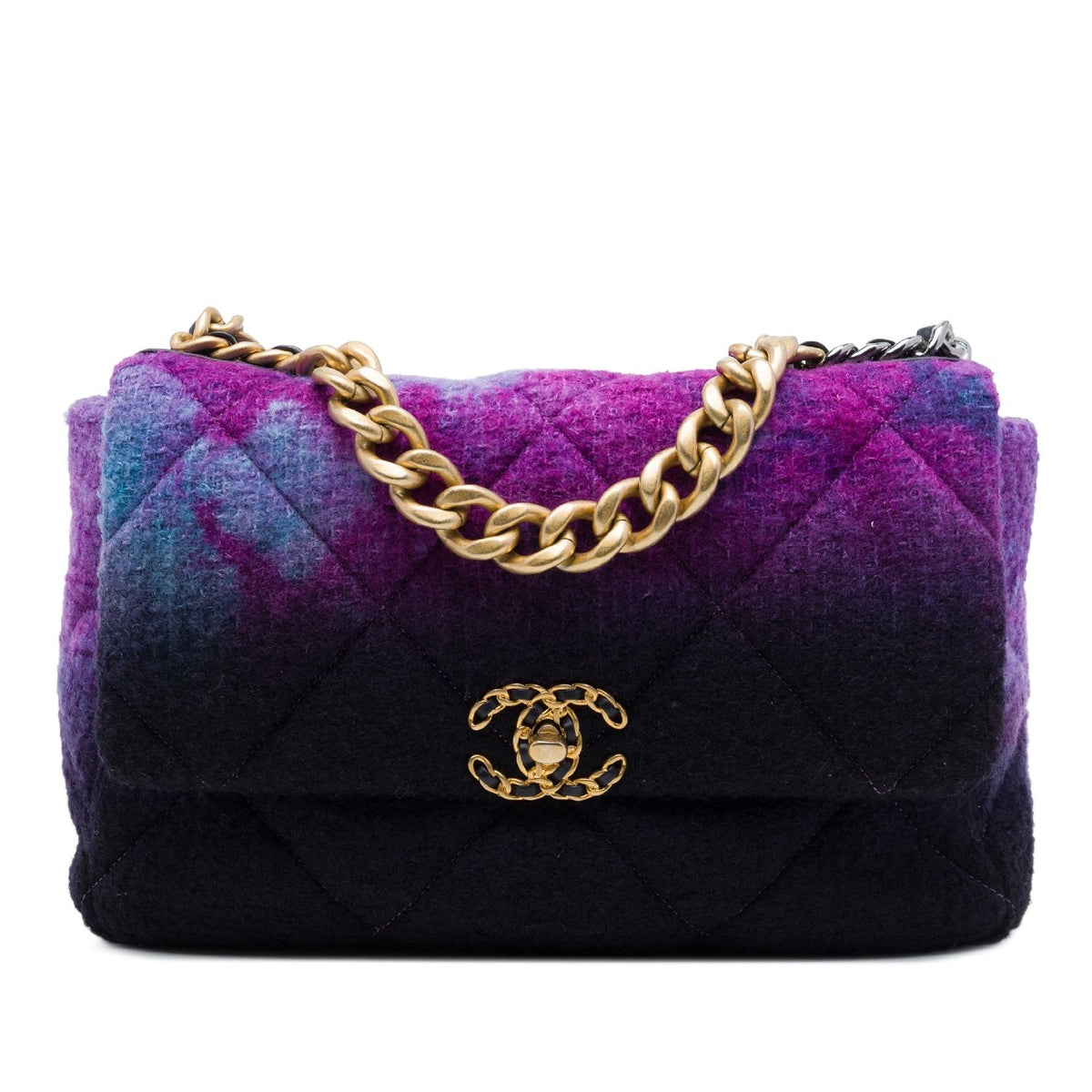 Chanel 19 Large Flap Multicolor Tweed