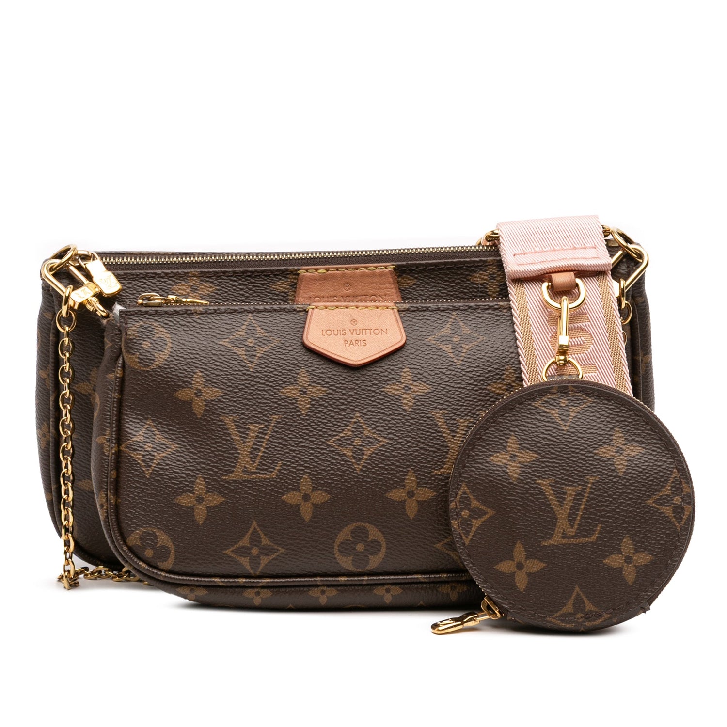 Multi Pochette Accessoires Monogram Rose Clair
