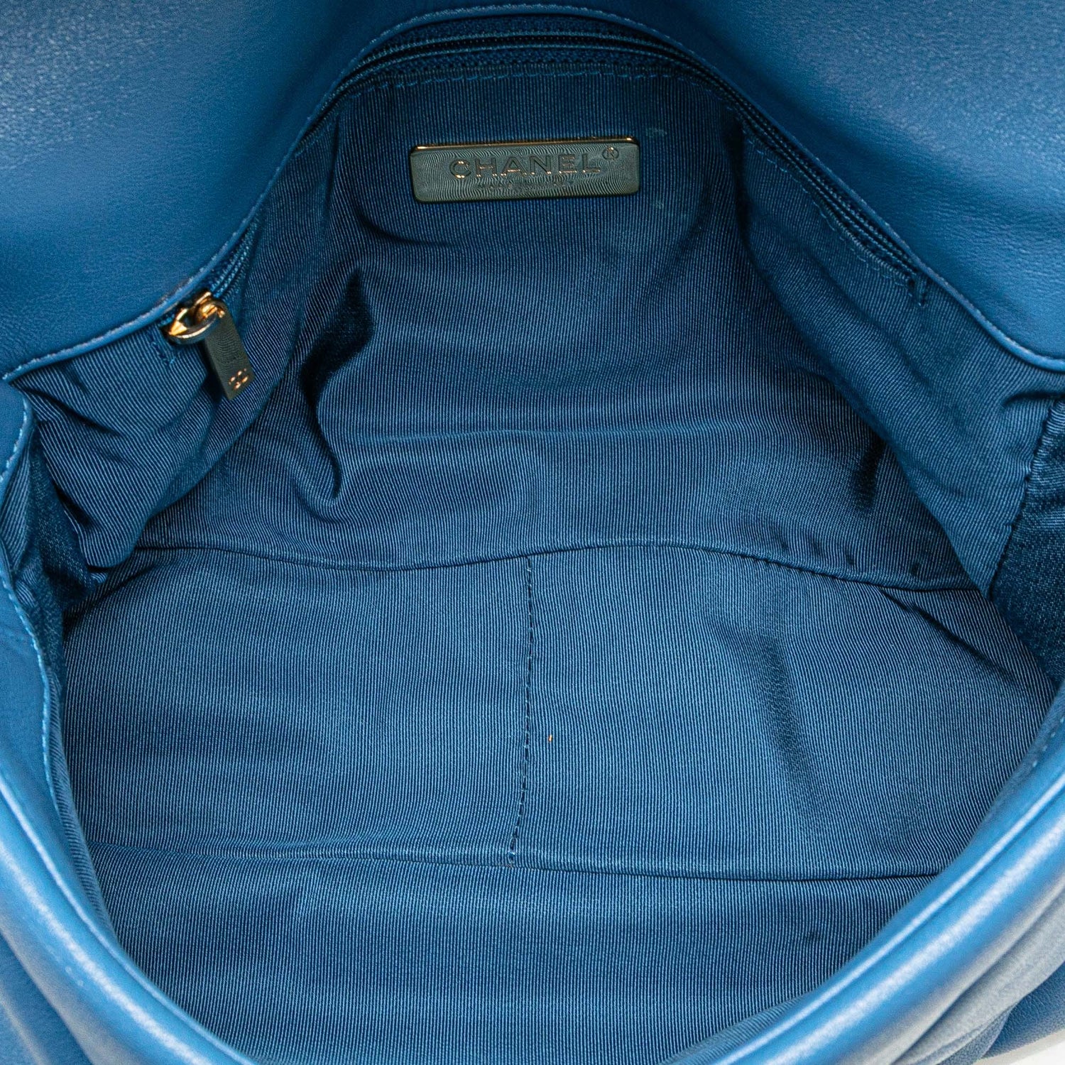 Chanel 19 Large Flap Turquoise Lambskin