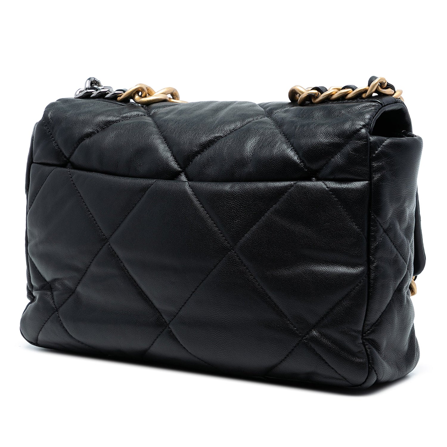 Chanel 19 Large Flap Black Lambskin
