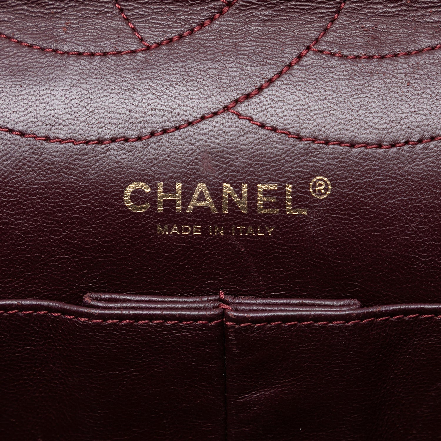 2.55 Reissue Aged Calfskin Quilted 227 Double Flap Black Gold