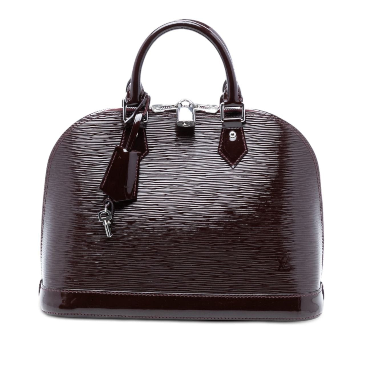 Alma PM Electric Epi Leather Aubergine