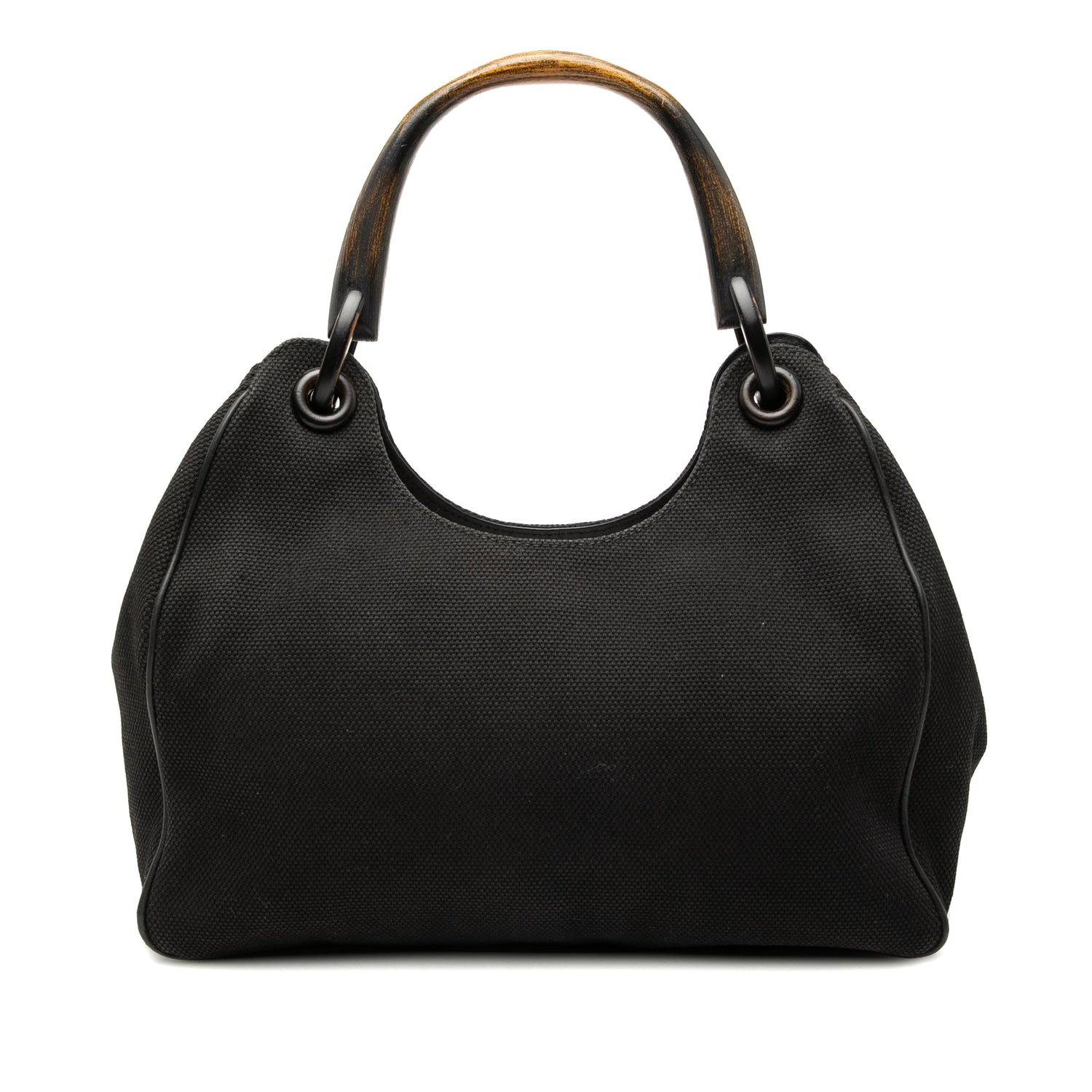 Gucci Hobo Bamboo Cotton Black