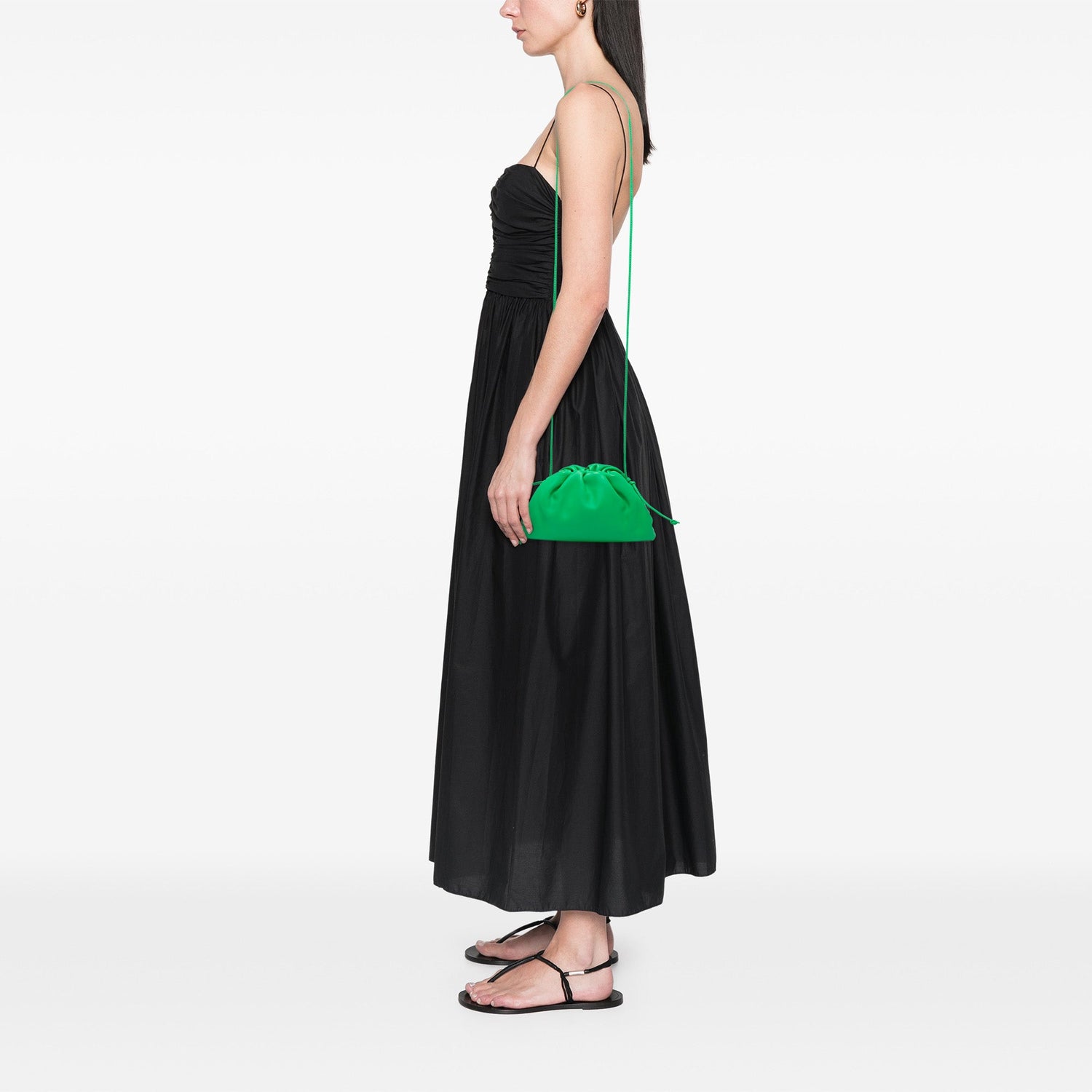 Mini Pouch Lambskin Crossbody Parakeet Green