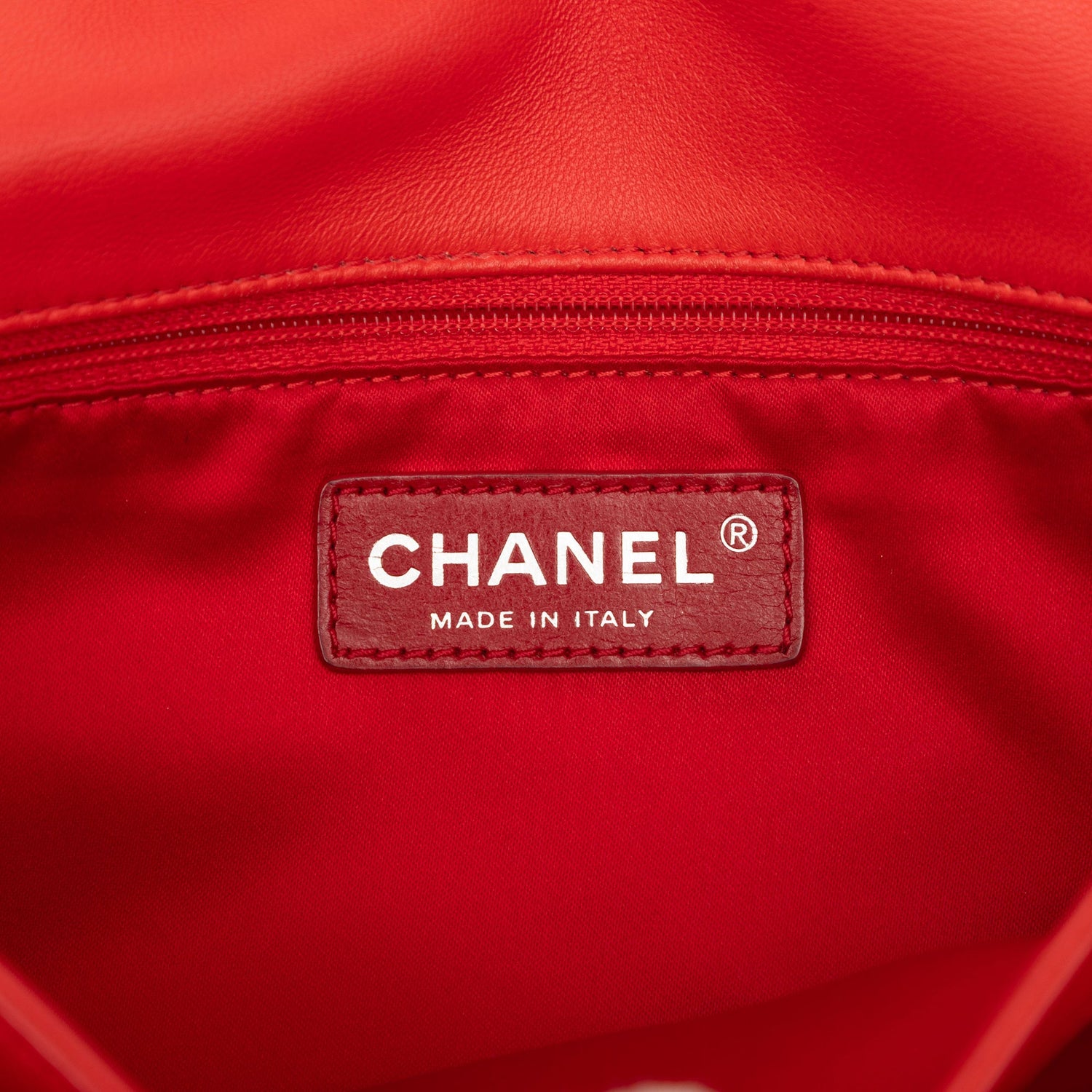 Chanel Flap Ultimate Quilted Stich Red Lambskin