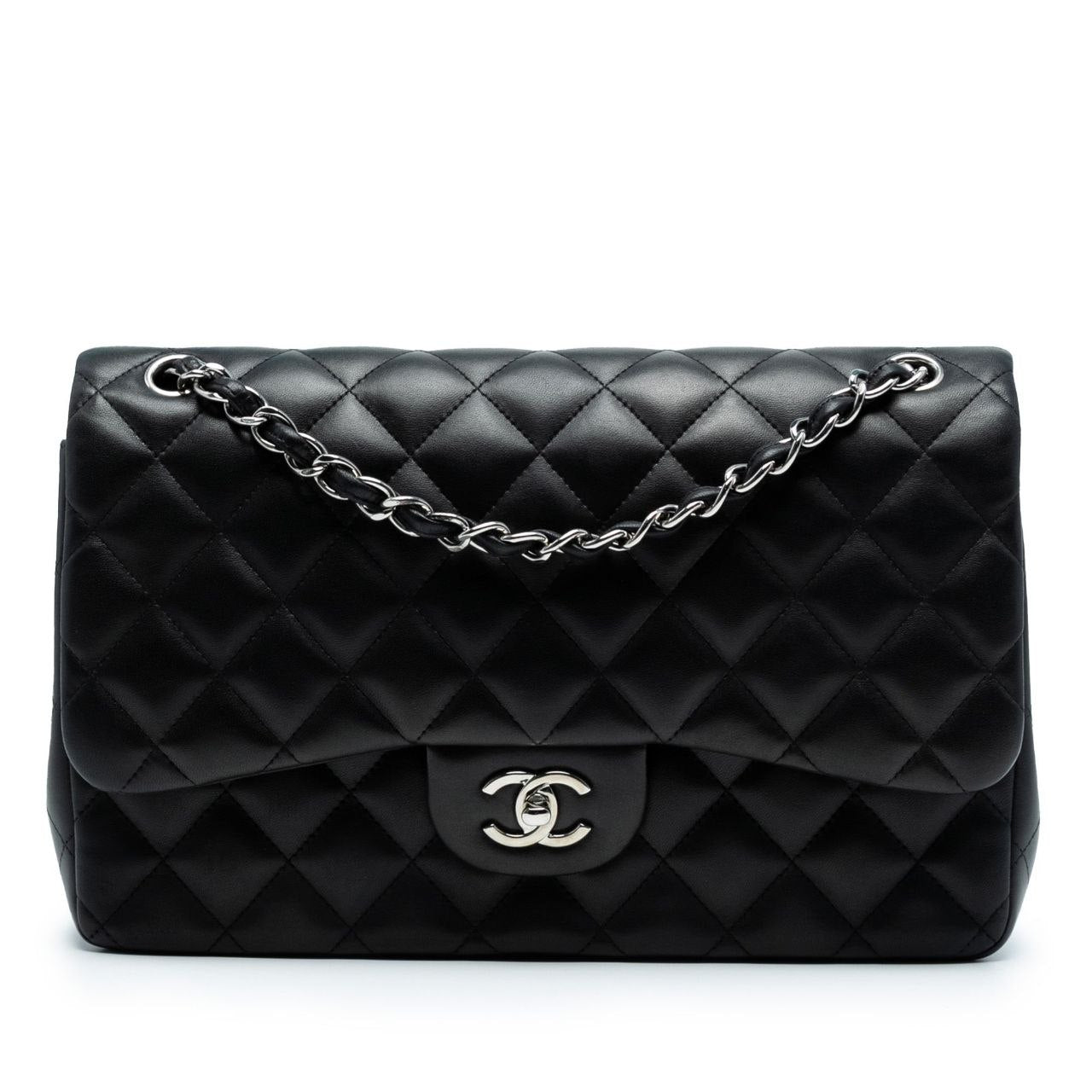 Chanel Jumbo Classic Lambskin Double Flap Black