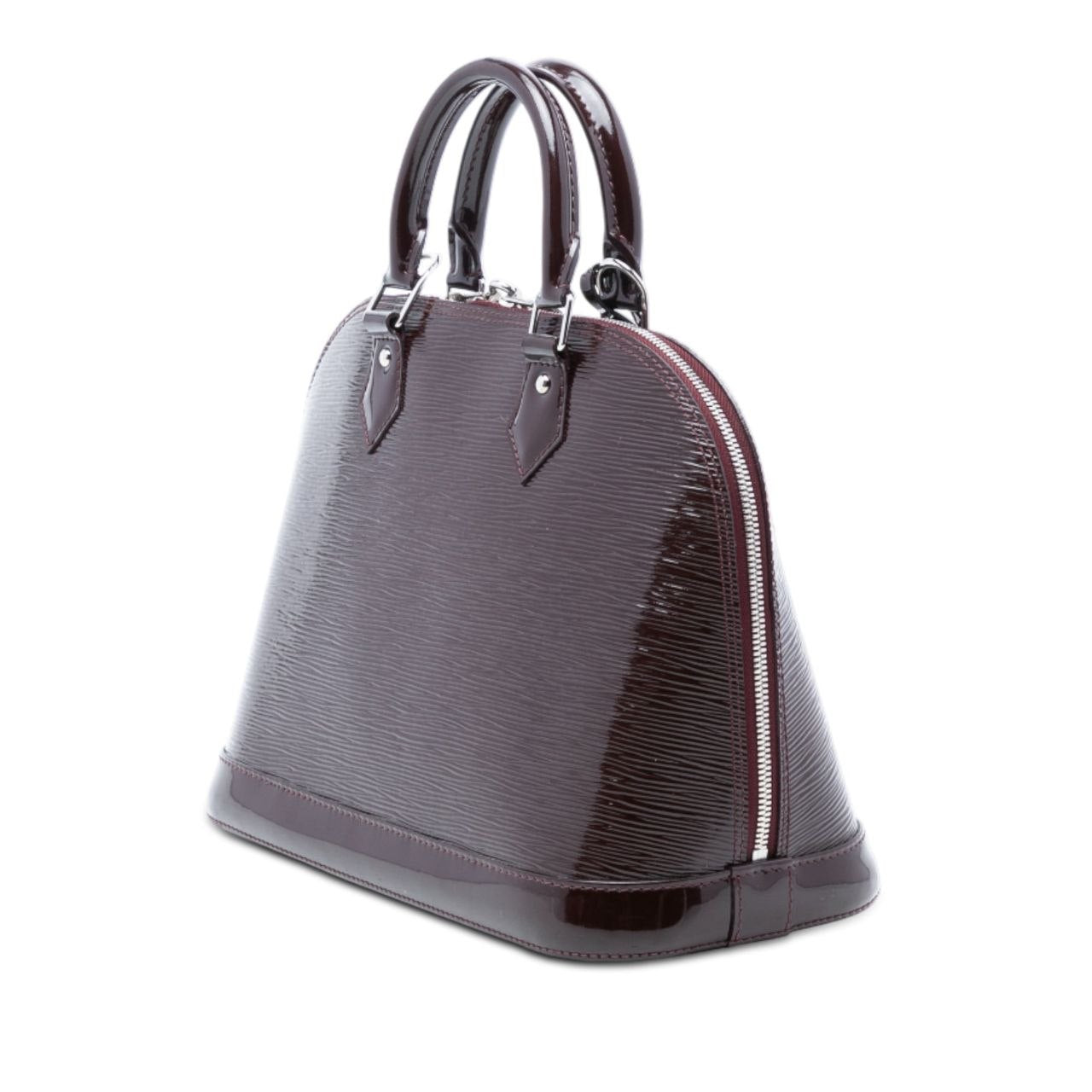 Alma PM Electric Epi Leather Aubergine