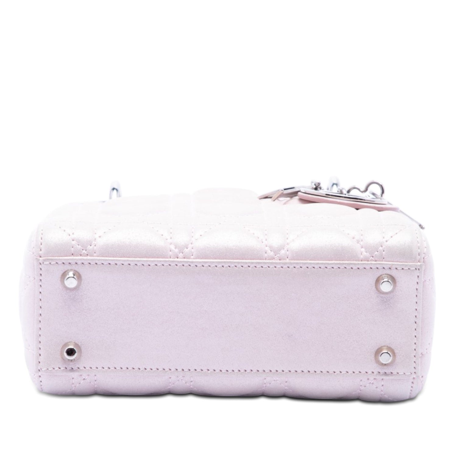 Mini Lady Dior Soft Lilac Iridescent Lambskin