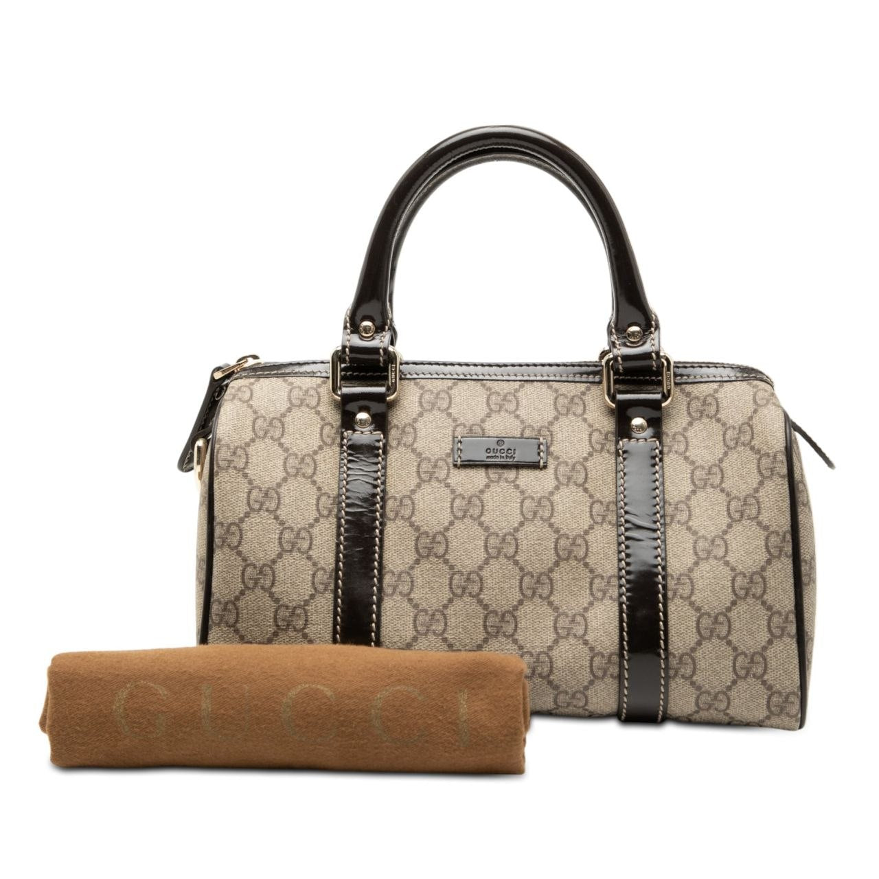 Gucci Mini Boston Joy GG Supreme Brown