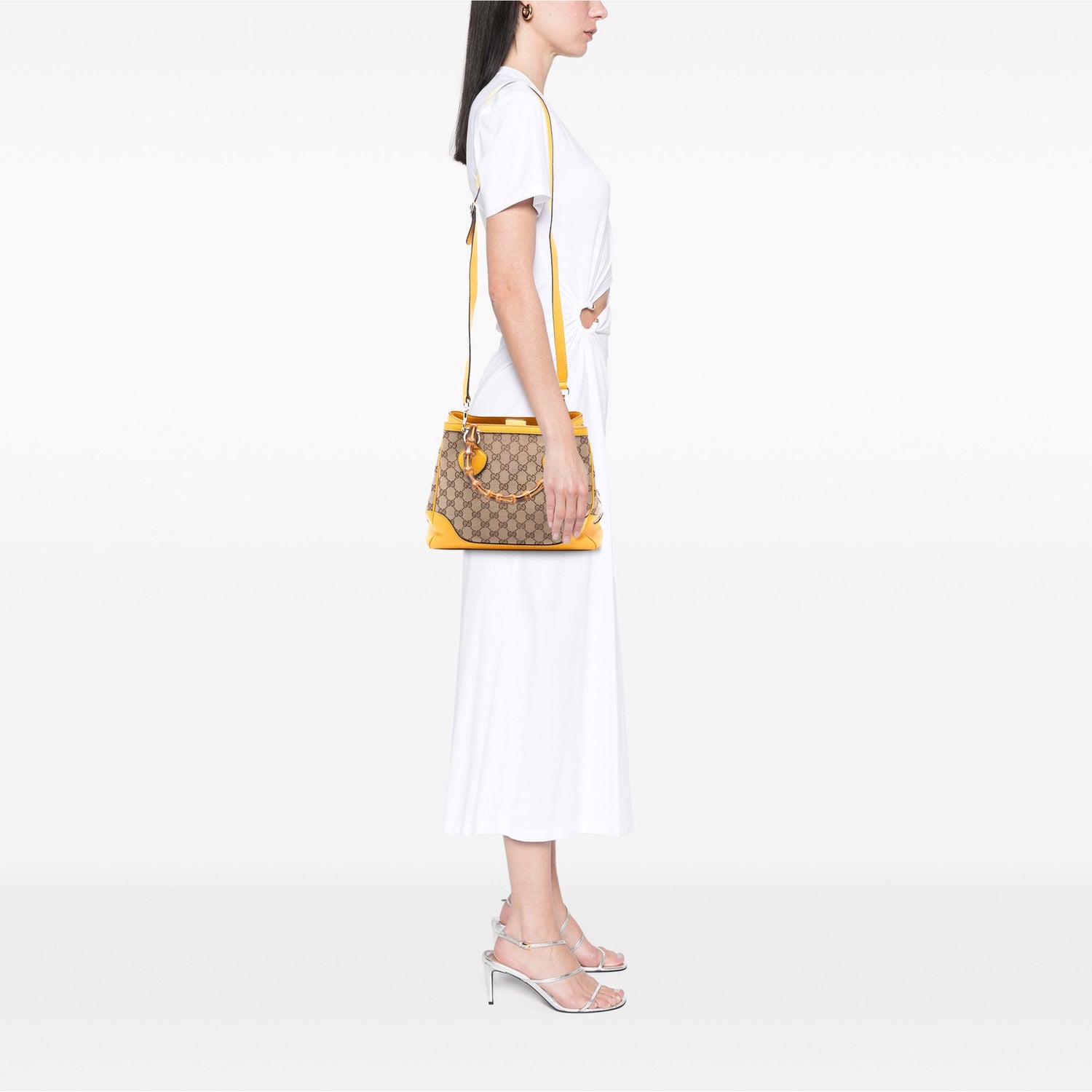 Diana Bamboo GG Canvas Yellow