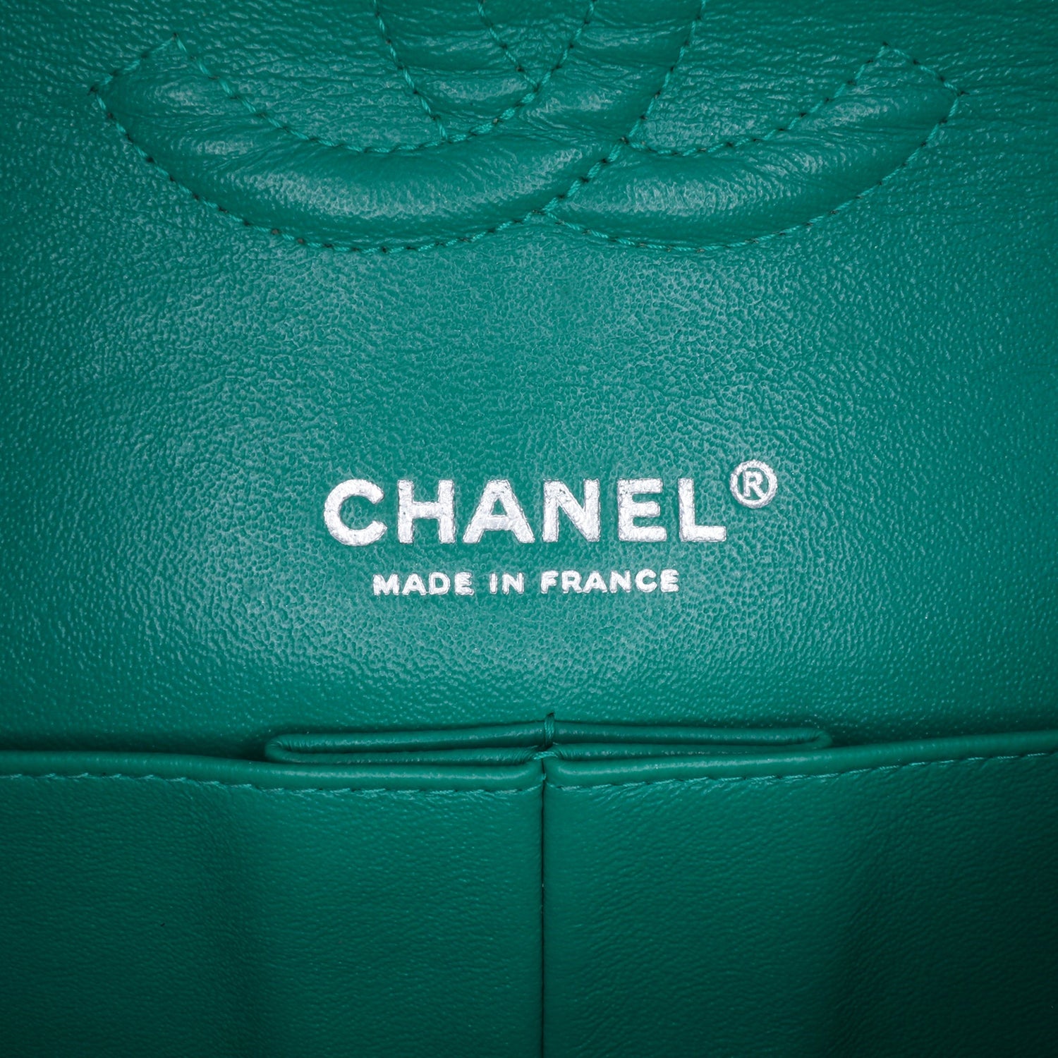 Chanel Medium 11.12 Classic Jersey Double Flap Green
