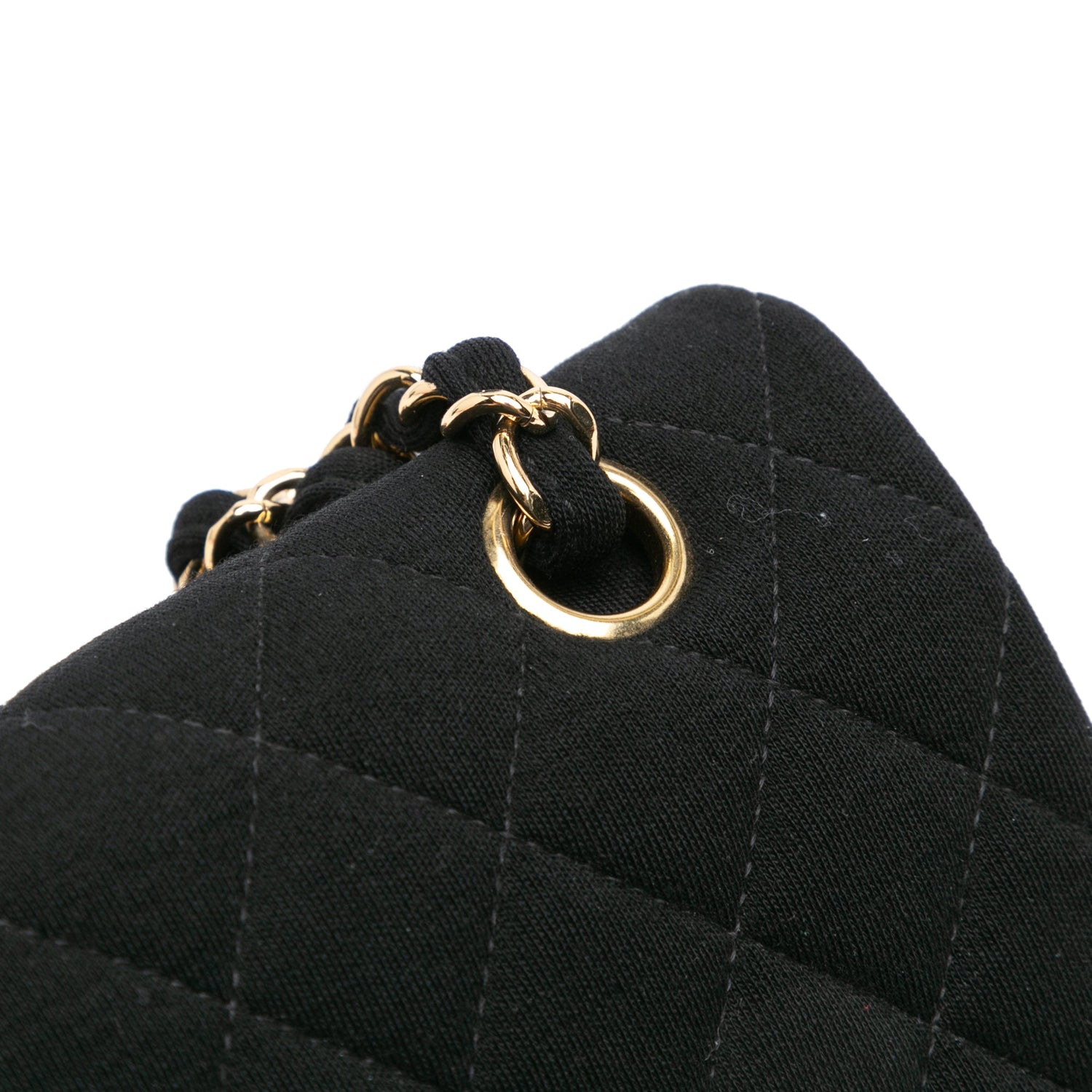 Chanel Medium 11.12 Classic Jersey Double Flap Black