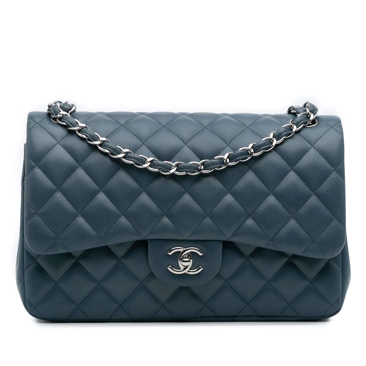 Chanel Jumbo Classic Double Flap Blue