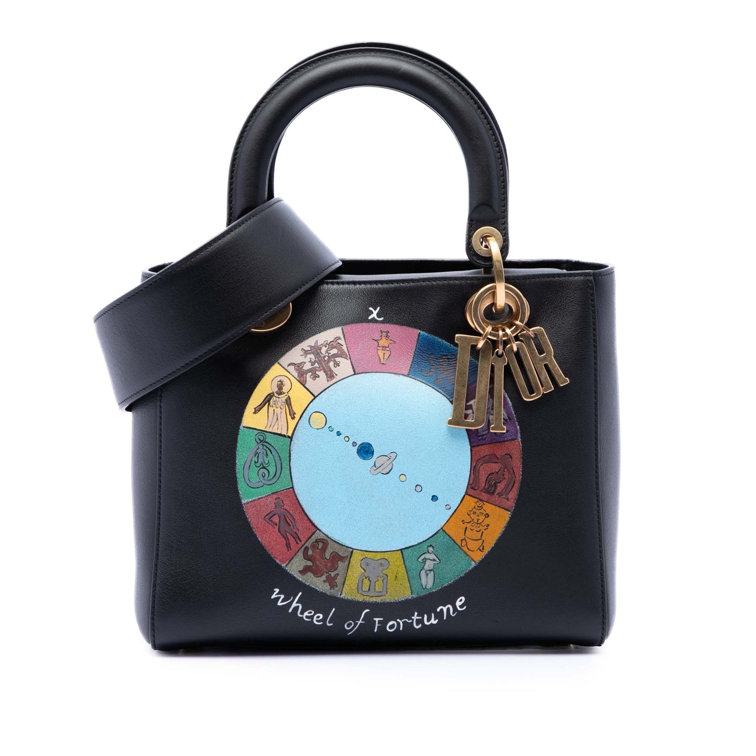 Medium Lady Dior Tarot Wheel of Fortune