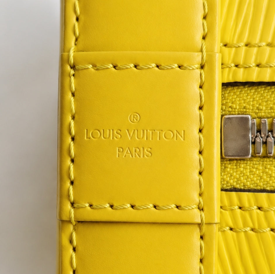 Alma BB Epi Leather Yellow