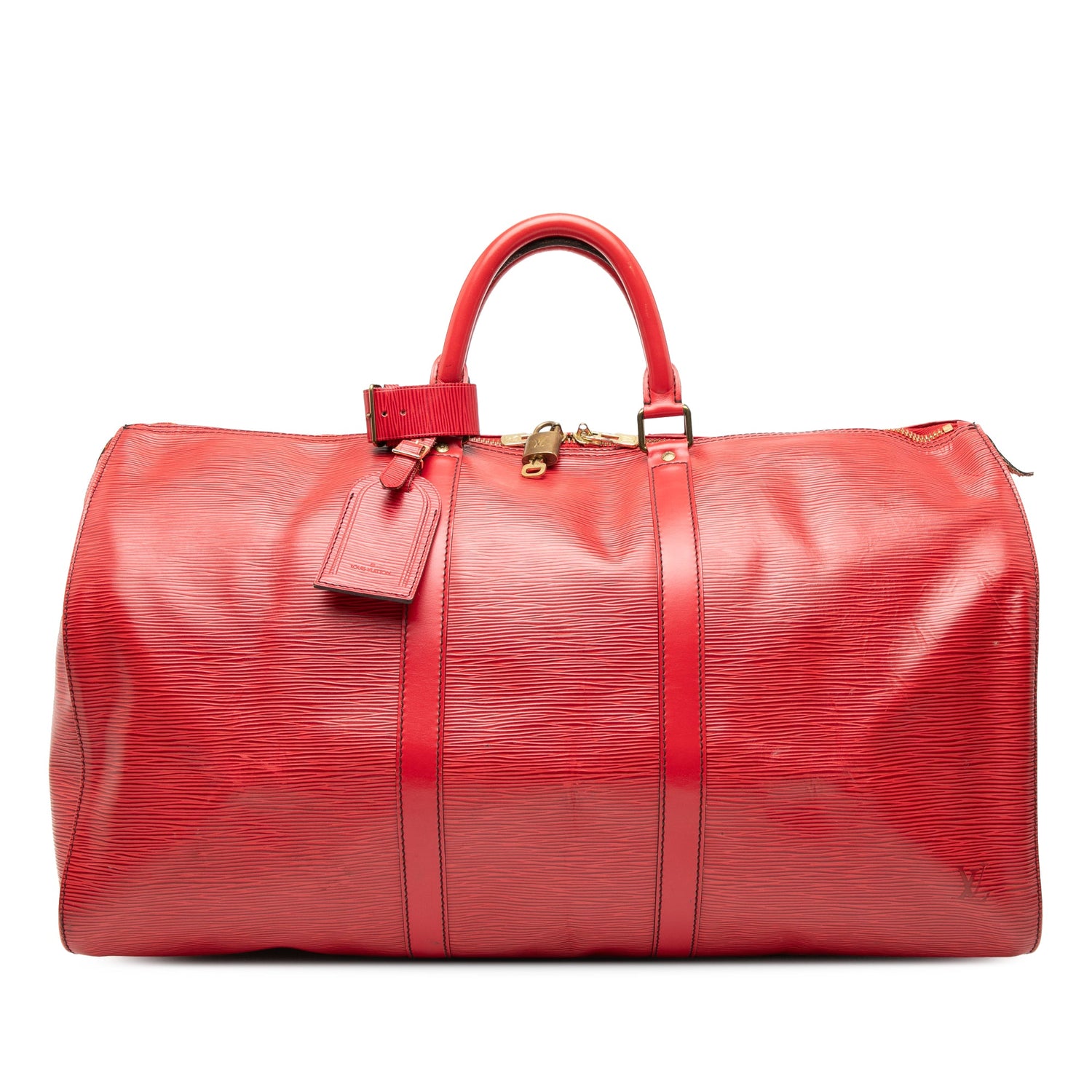 Keepall Boston 50 Epi Leather Red
