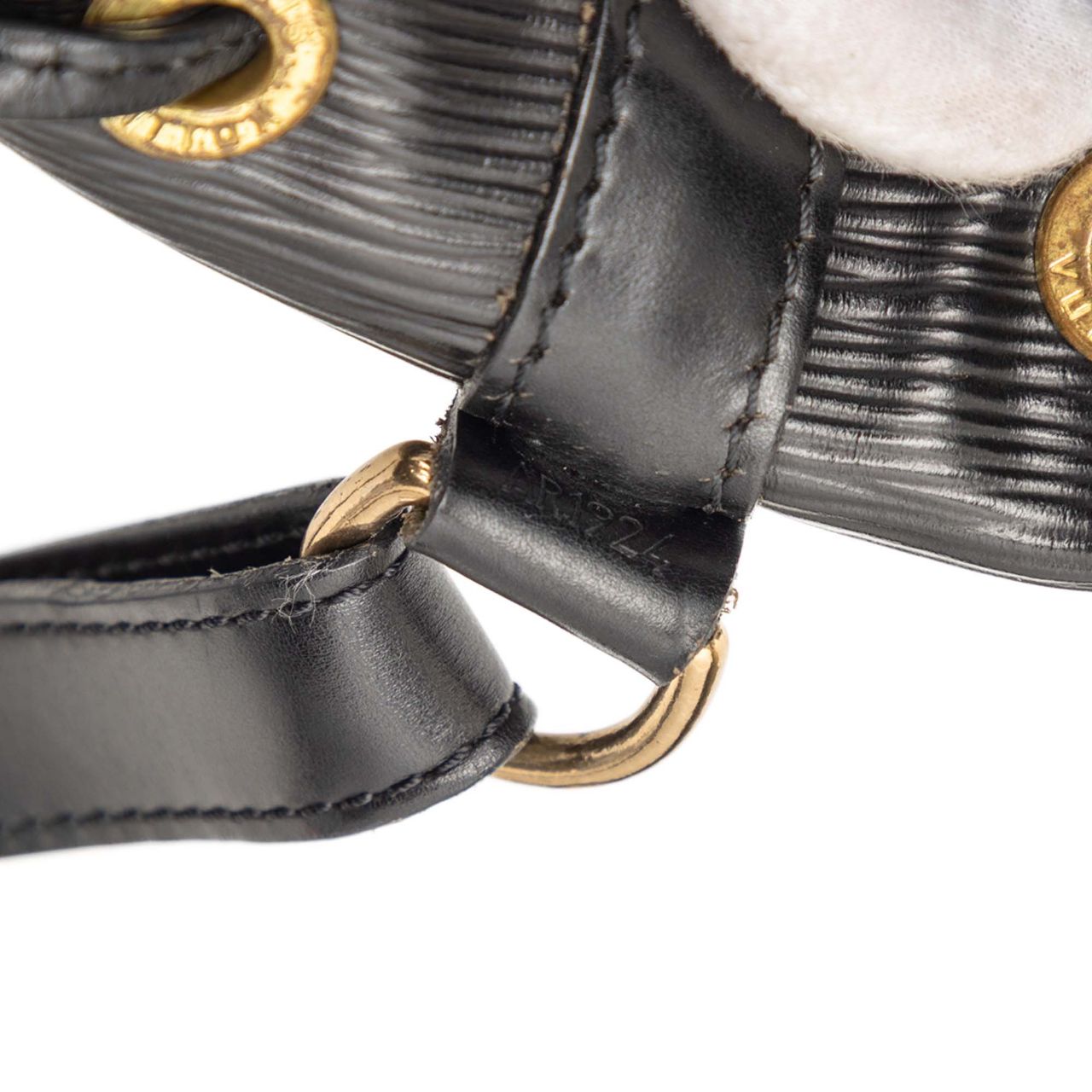 Noe Petit Epi Leather Black