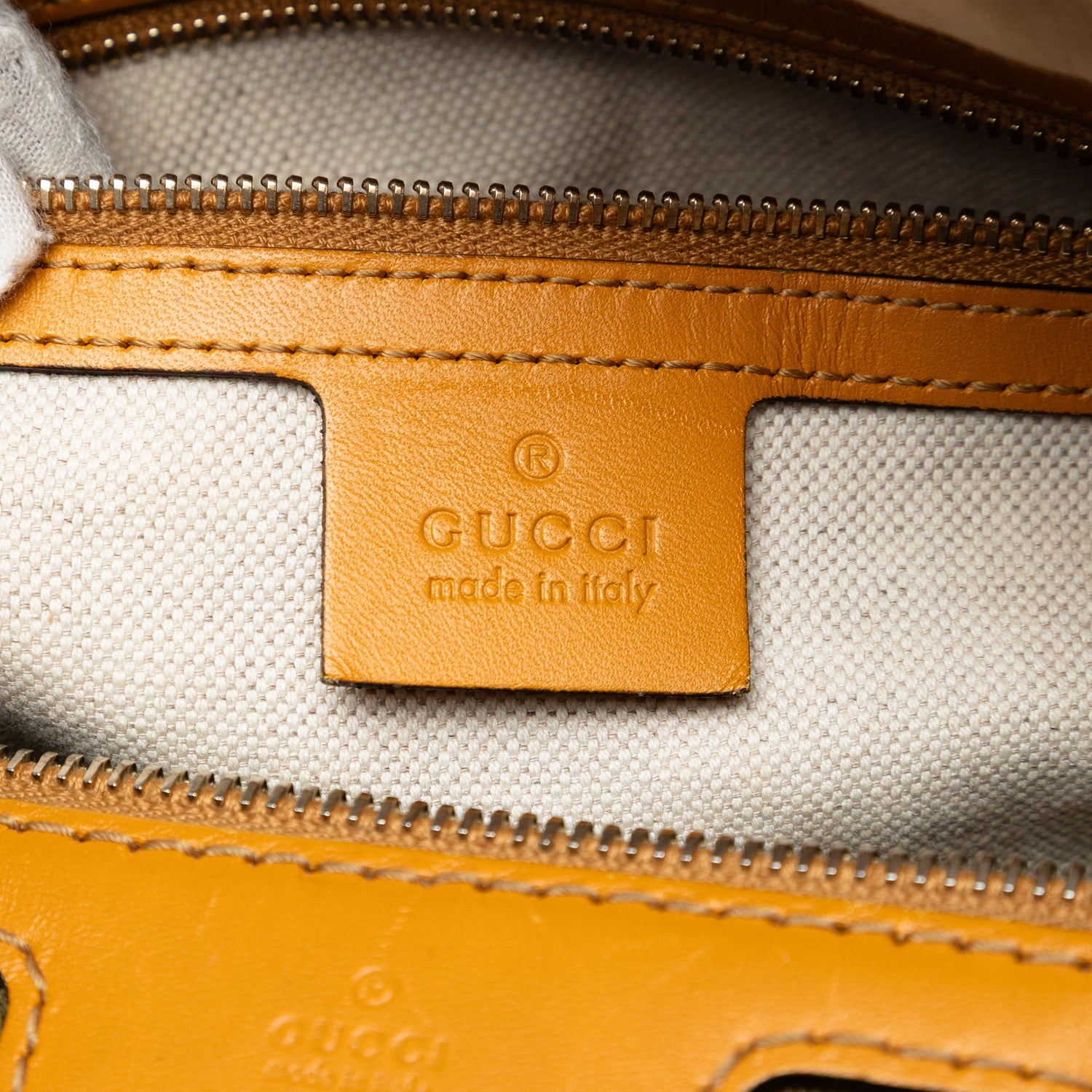 Gucci Medium Boston Joy Web Yellow Canvas GG