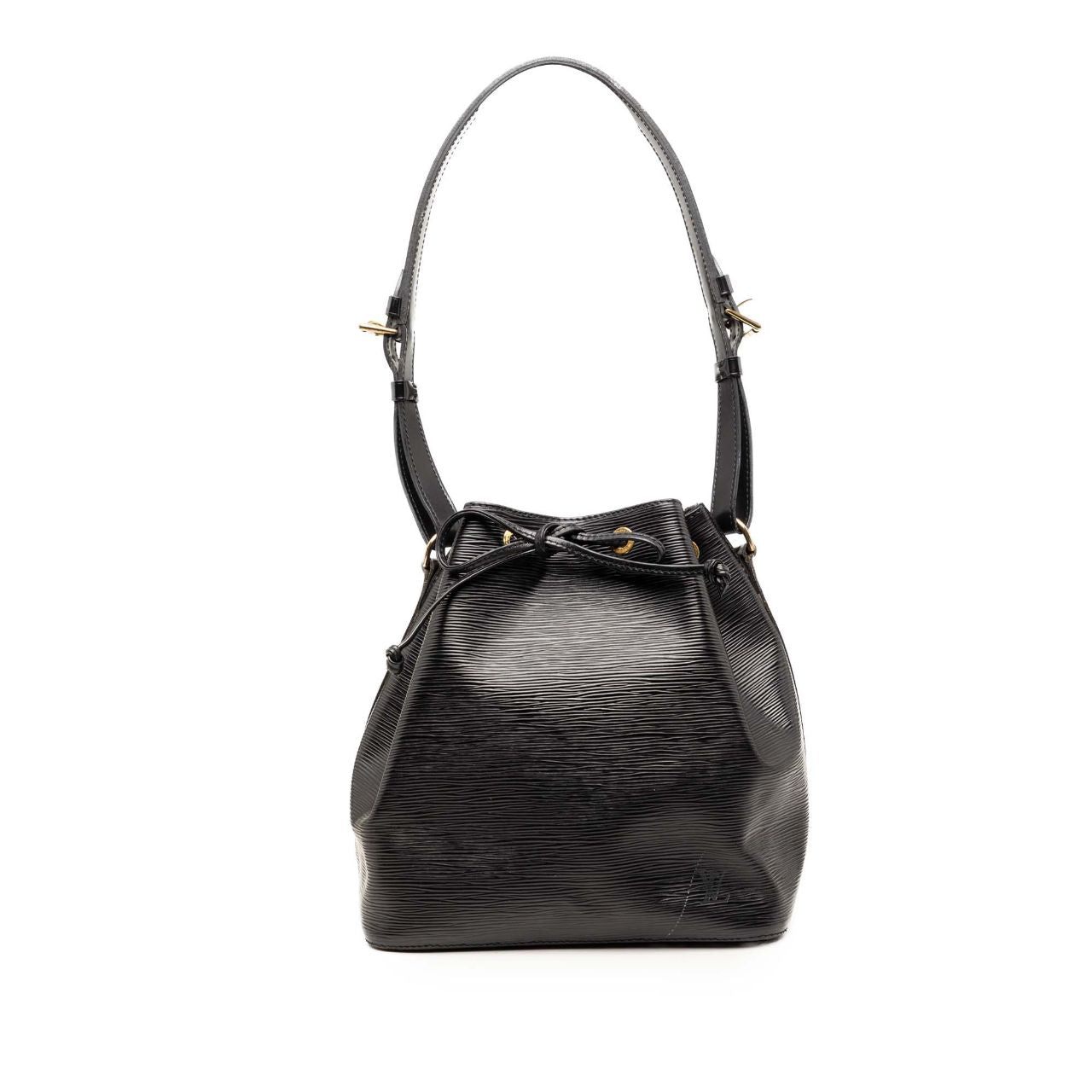 Noe Petit Epi Leather Black