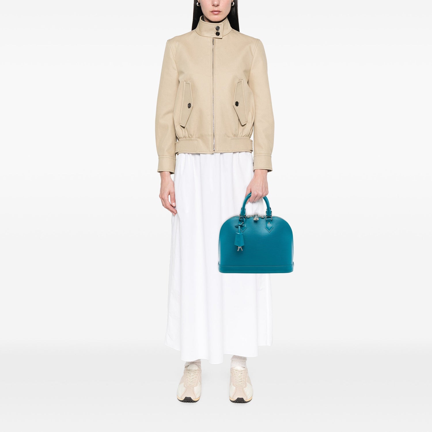 Alma PM Epi Leather Cyan
