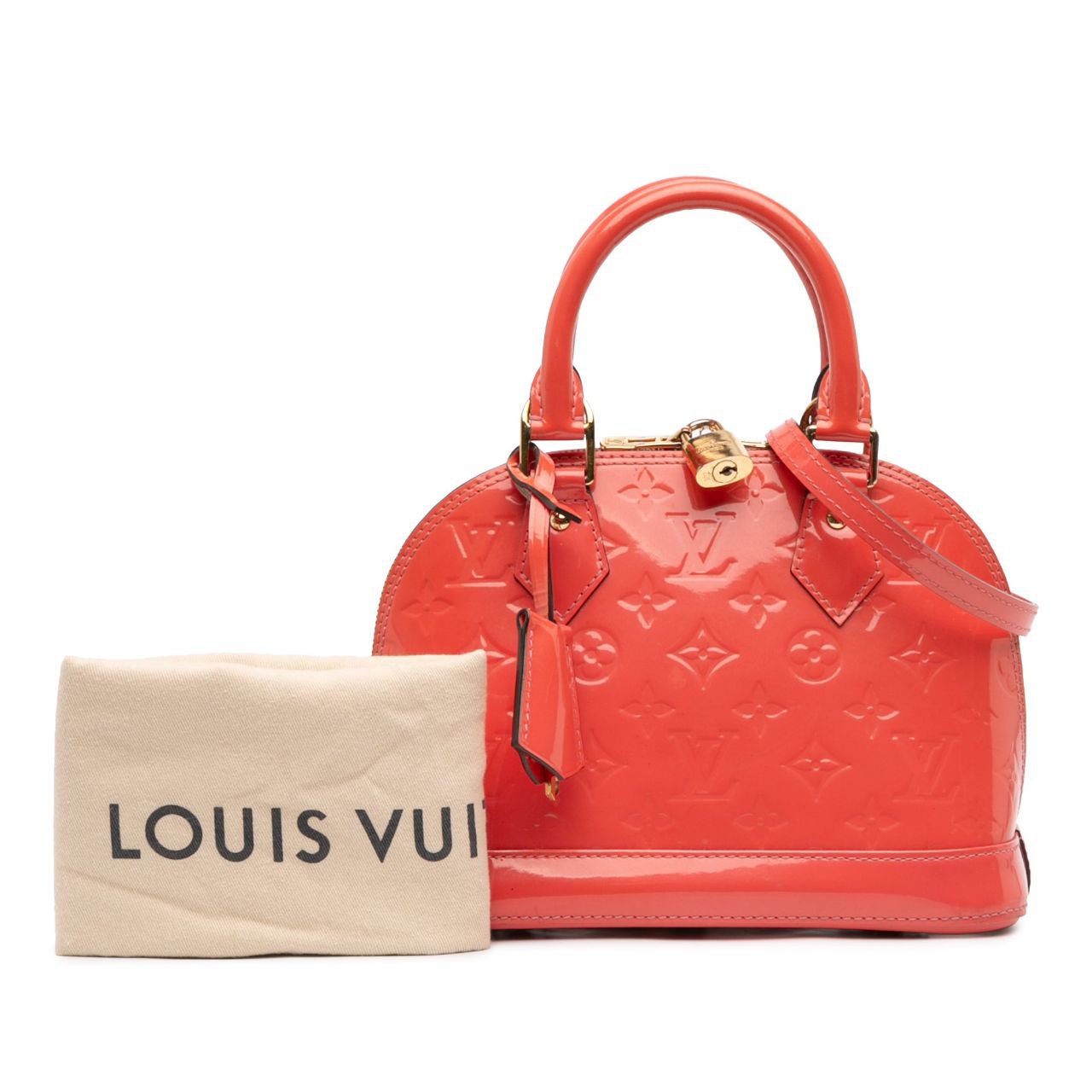 Alma BB Monogram Vernis Orange